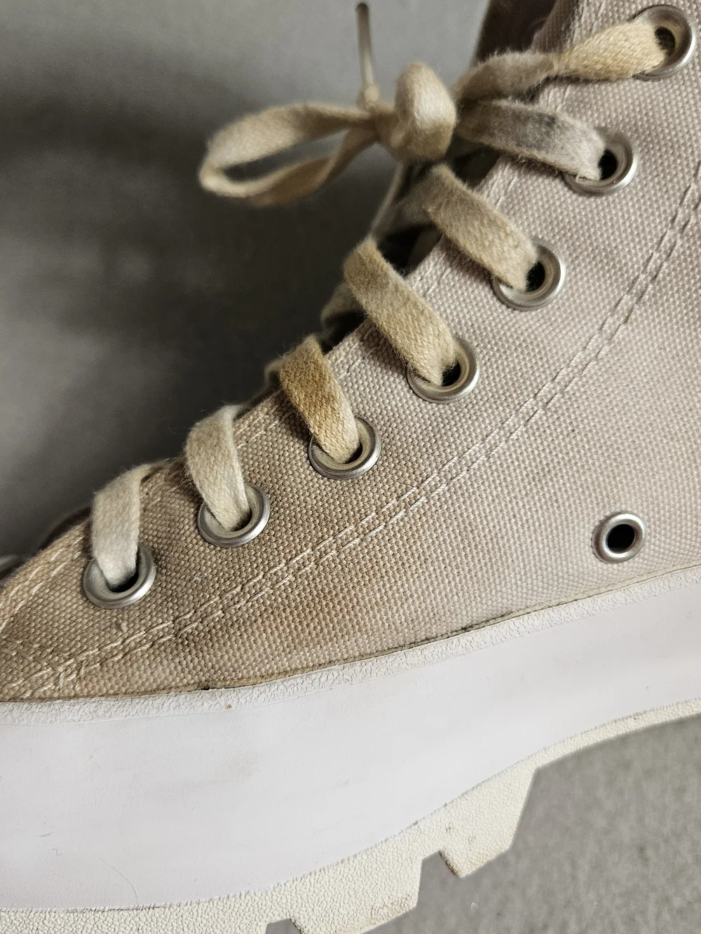 Converse Chuck Taylor All Star Lugged High Top Desert Sand Platform Size 9.5 - Picture 8 of 15